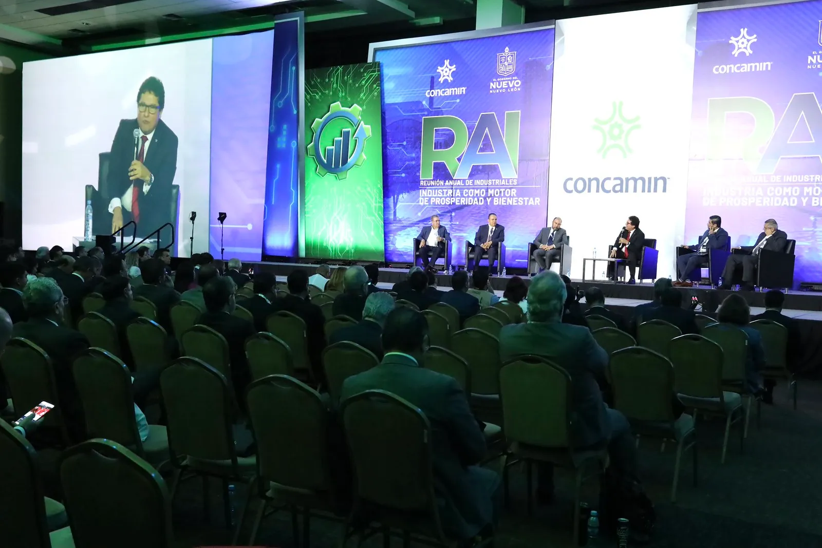 Escenario principal de la RAI 2024 con el auditorio lleno